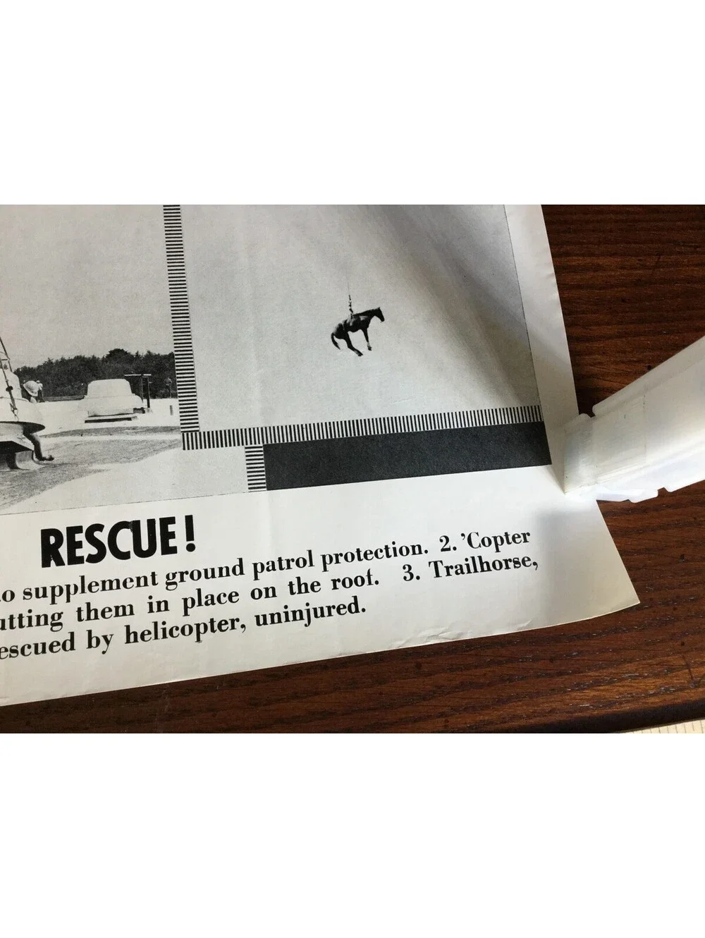 Illustrated Current News Photo - Helicopters Whirly Birds Los Angeles Police